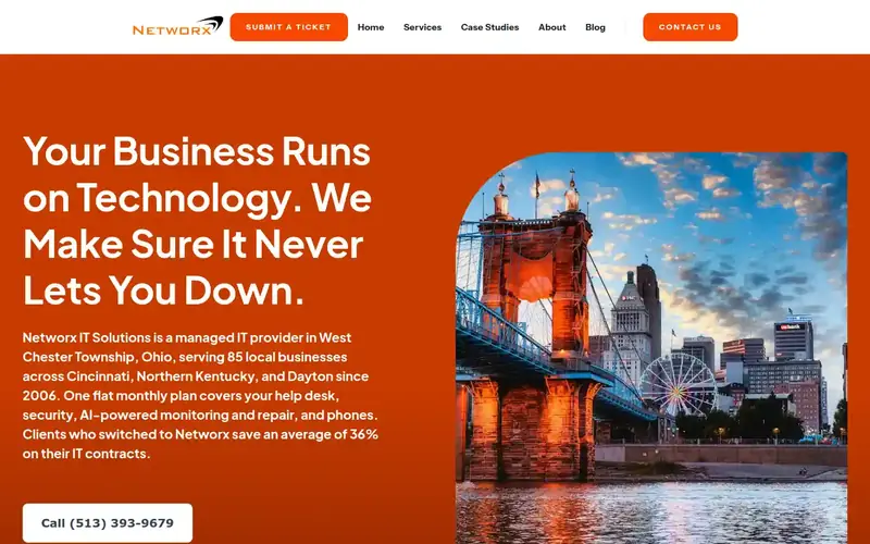 Home page of Networx IT Solutions